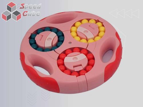 Puzzle ToY Double Side Round Pink
