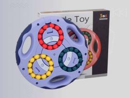 Puzzle ToY Double Side Round Blue