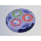 Puzzle ToY Double Side Round Blue