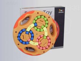 Puzzle ToY Double Side Round Orange