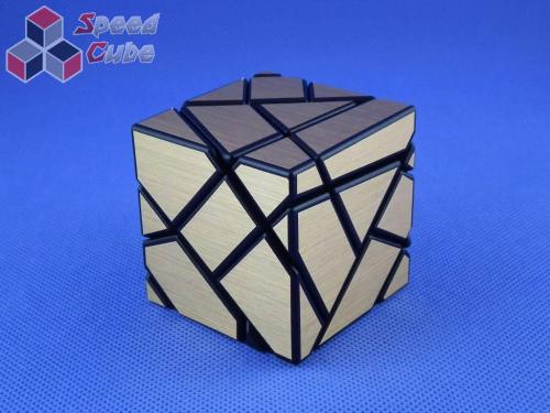 FangCun Ghost Cube Black Body Gold Stickers