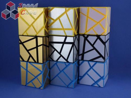 FangCun Ghost Cube Yellow Body White Stickers