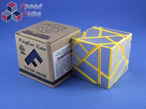 FangCun Ghost Cube Yellow Body Silver Stickers