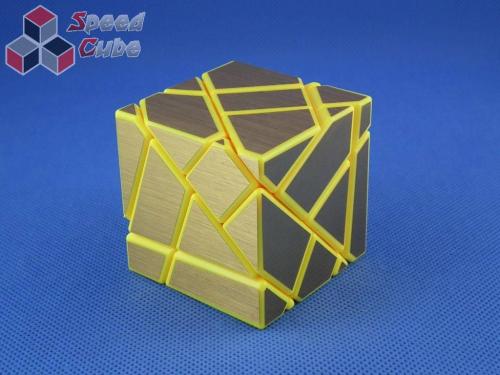 FangCun Ghost Cube Yellow Body Gold Stickers