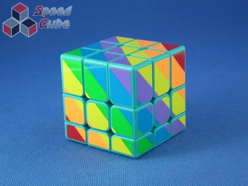 MoYu YJ Unequal / Inequilateral 3x3x3 Cyan