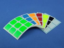 Naklejki 3x3x3 Halczuk Stickers YueXiao Fluo