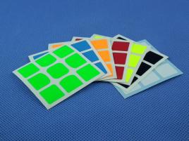 Naklejki 3x3x3 Halczuk Stickers MeiYing Fluo