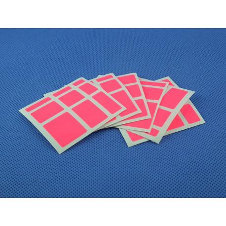 Naklejki Mirror Halczuk Stickers Fluo PiNK