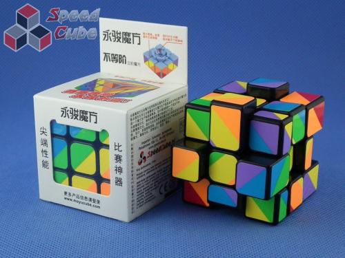 MoYu YJ Unequal / Inequilateral 3x3x3 Black