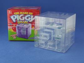 Maze Piggy Bank Box Biała