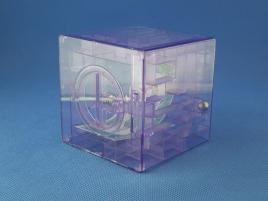 Maze Piggy Bank Box Fioletowa