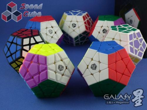 QiYi MoFangGe X-Man Megaminx GalaXy Concave Kolorowa