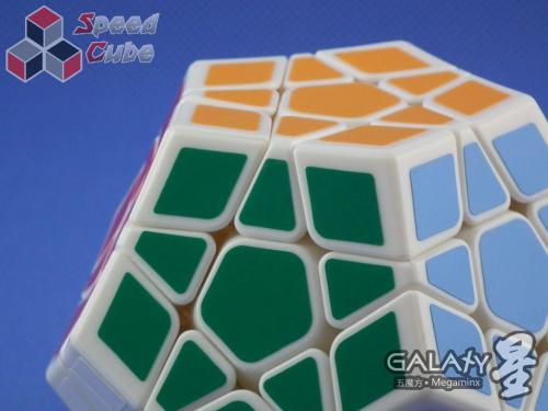 QiYi MoFangGe X-Man Megaminx GalaXy Concave Biała