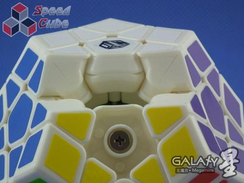 QiYi MoFangGe X-Man Megaminx GalaXy Concave Biała