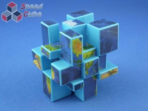 Cube Style Mirror 3x3x3 Blue - GloBus