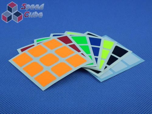 Naklejki 3x3x3 Halczuk Stickers YueXiao Fluo Dark Blue